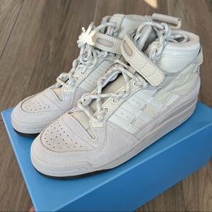 ADIDAS BEYONCE IVP FORUM MID SNEAKERS (ALUMINA/CREAM WHITE/GUM)
